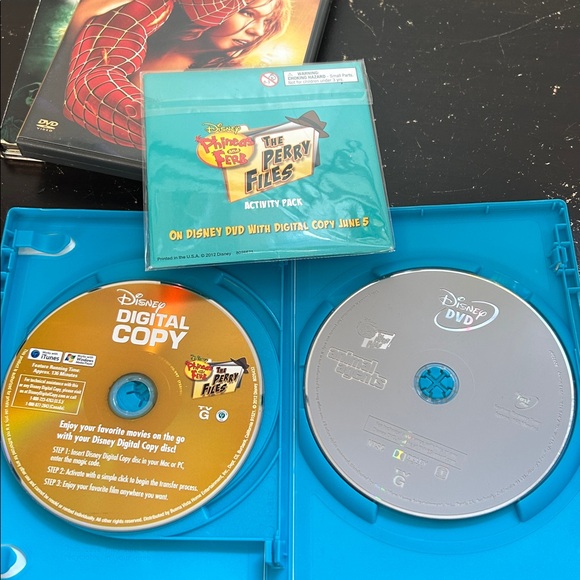 DVD Movie Lot – Harry Potter 2 Spider-Man 2 & Phineas and Ferb The Perry Files - Picture 12 of 13